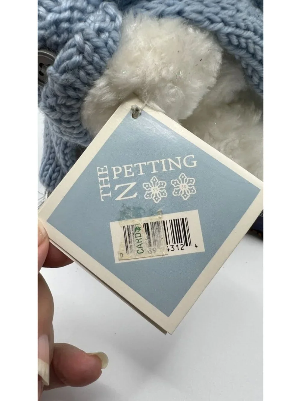 Snow Buddies Plush Snowman With Blue Knit Scarf & Hat 8